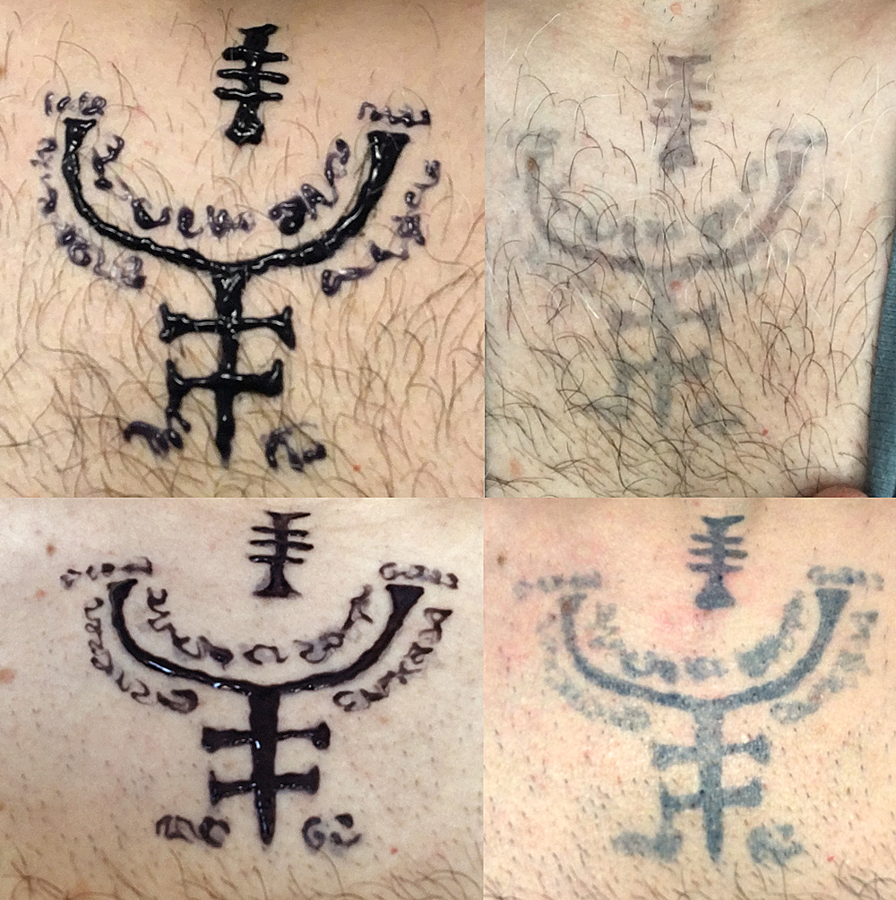 Татуировка Сириуса Блэка на груди